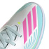 Chaussures Futsal en salle adidas F50 Messi Club Enfant , noir/rose/turquoise
