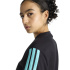 T-shirt Femme adidas Mer DNA Noir/Semmen