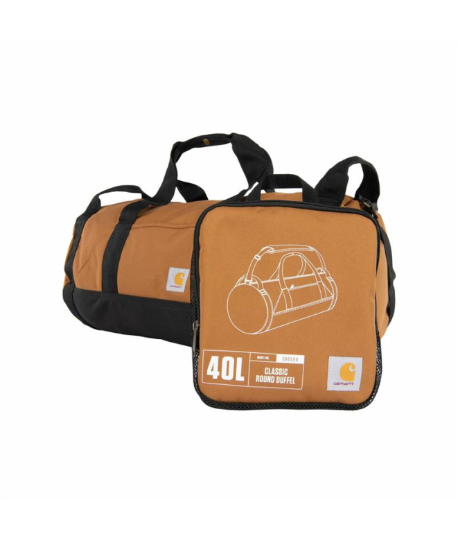 Sac rond classique Carhartt 40L marron