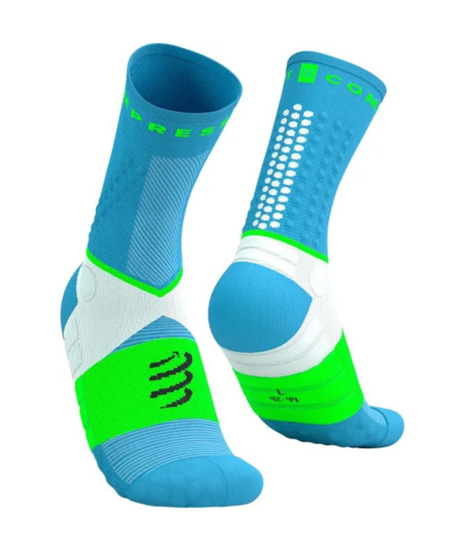 Meias Trail Compressport Ultra Trail V2.0 Azul...