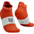 Meias Running Compressport Pro Racing V4.0 Run Low, vermelhas/brancas