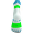 Chaussettes Running Compressport Pro Racing V4.0 Run High, blanc/bleu roi