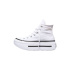 Converse Chuck Taylor All Star Lift Double Sapatilhas Branco/Preto/Branco