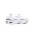 Zapatillas Converse Chuck Taylor All Star Lift Double Stack Blanco/Negro/Blanco