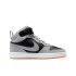 Botas Nike Court Borough Mid 2 Infantil Negro/Blanco/Marrón/Gris
