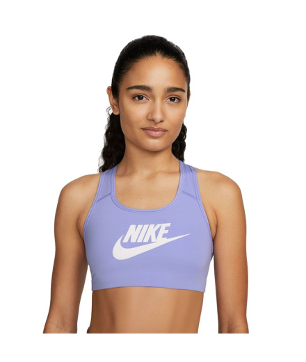 Sujetador Deportivo Nike Dri-FIT Swoosh Mujer Purple