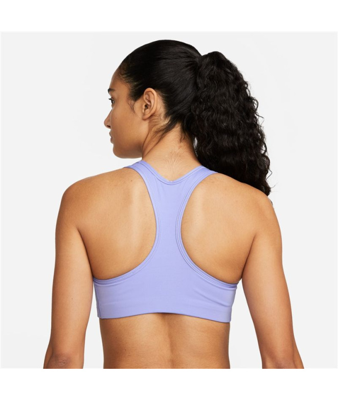 Sutiã esportivo Nike Dri-FIT Swoosh Mulher roxo
