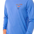 T-shirt à manches longues Rip Curl Fade Out Icon Homme , bleu