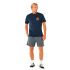 T-shirt Homme Rip Curl Pacific Rinse Circle bleu marine