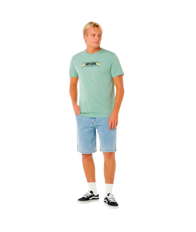 T-shirt Rip Curl Yo Muma Homme l'aloe vera