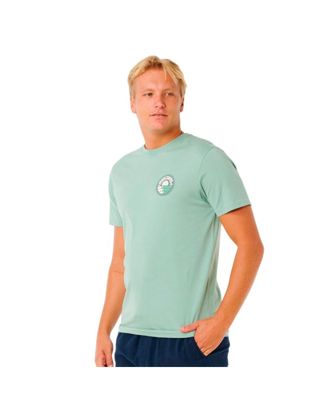 T-shirt Rip Curl Pacific Rinse Stacked Homme à...