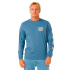 T-shirt longues Rip Curl Pacific Rinse Homme bleu