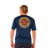 Camiseta de manga curta Rip Curl Pacific Rinse Surflite UPF em lycra Homem azul marinho