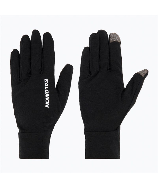 Guantes Merino Salomon Deep Negro