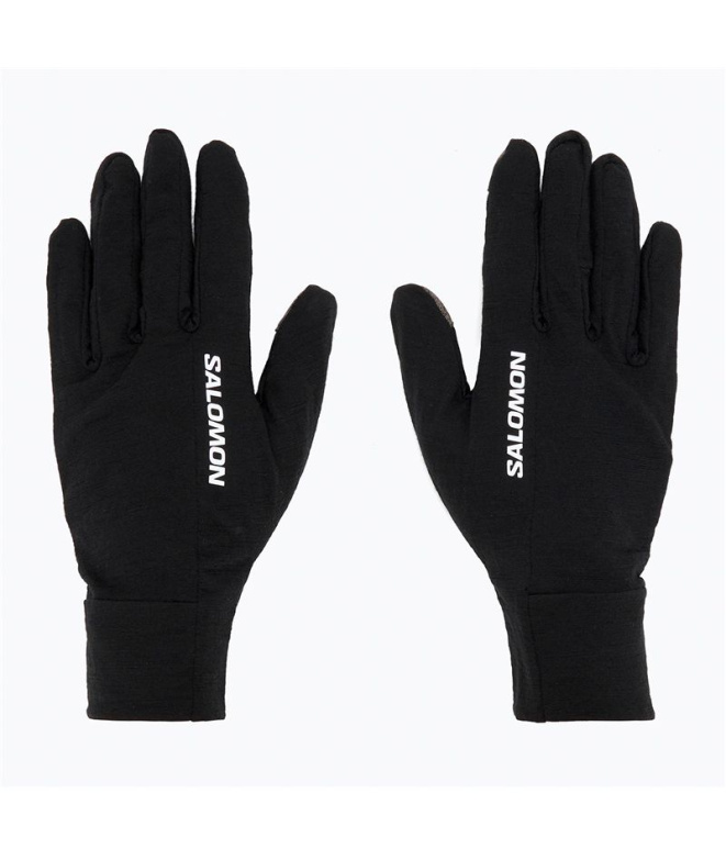 Guantes Merino Salomon Deep Negro