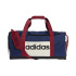 Sac de sport adidas Linear Duf CB bleu foncé/blanc/marron