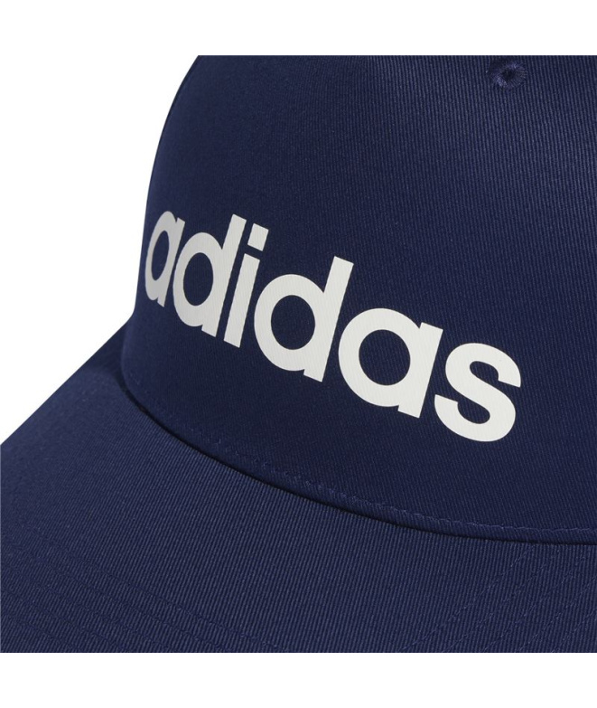 Casquette adidas Linear bleu foncé Casquette blanc