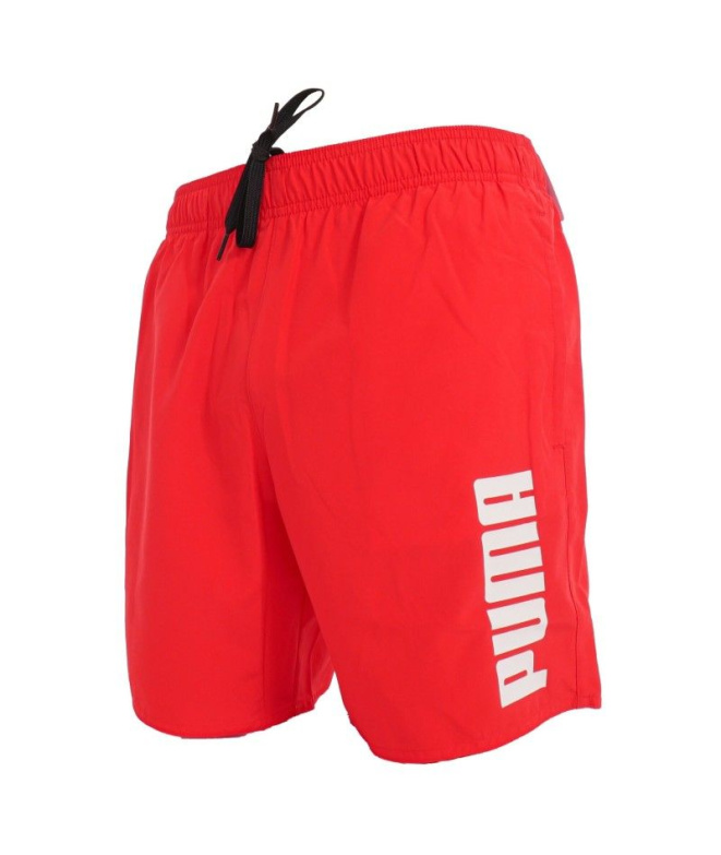 Fato de banho Puma Mid Homem Vermelha