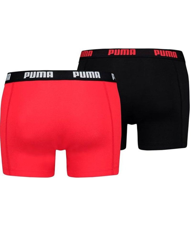 Cuecas Boxer Básica Puma 2P Homem Vermelha