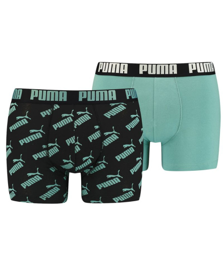 Slip Puma imprimés intégralement x2 Homme noirs