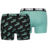 Slip Puma imprimés intégralement x2 Homme noirs