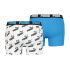 Slip de 2 boxers Puma imprimés, blanc/bleu, Homme
