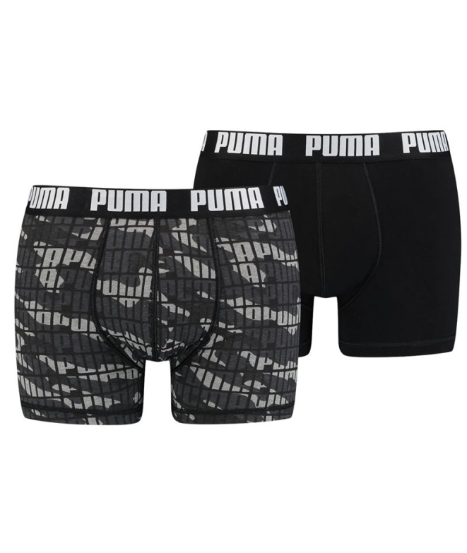 Calzoncillos tipo Bóxer Puma Camo x2 Hombre Bk
