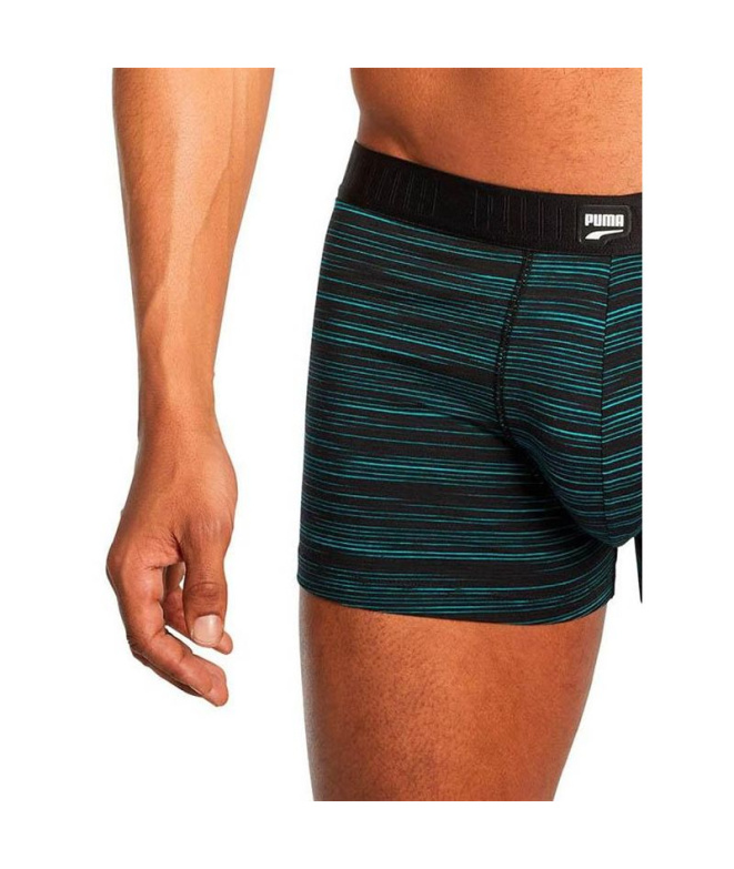 Cuecas Boxer Puma Space Dye x2 Homem Azuis