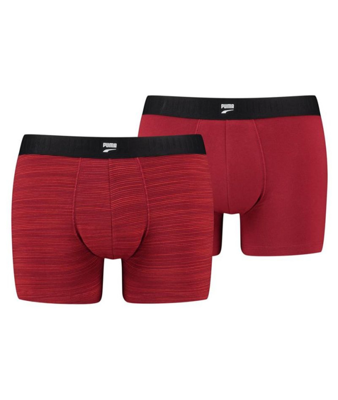 Slip rouges Homme Puma Space Dye x2