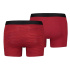 Cuecas Boxer Puma Space Dye x2 Homem Vermelhas