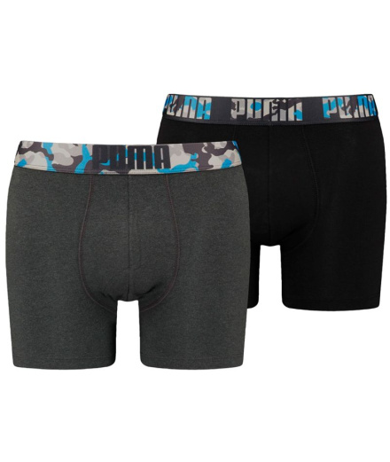 Cueca Boxer Puma Estampadas 2P Homem