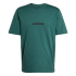 Camiseta adidas Linear Sj Hombre Verde/Negro