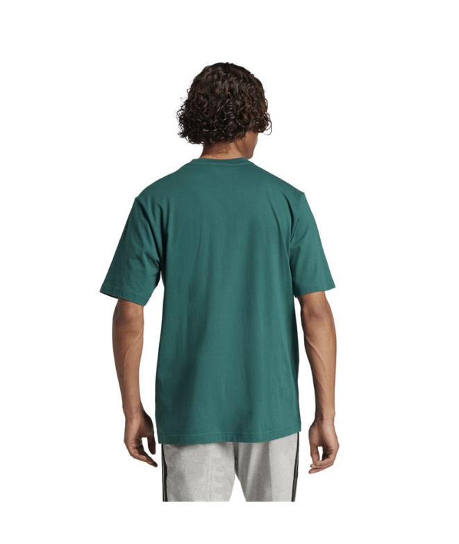 Camiseta Homem adidas Linear Sj verde/preta