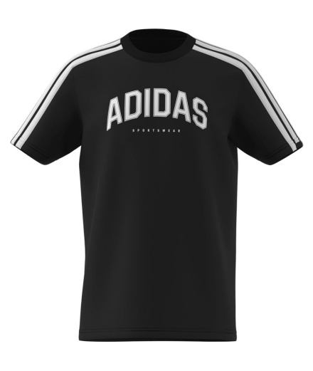 Camiseta Infantil adidas College preta
