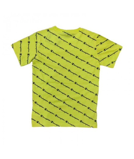 T-shirt Champion Box Neck Yellow 2