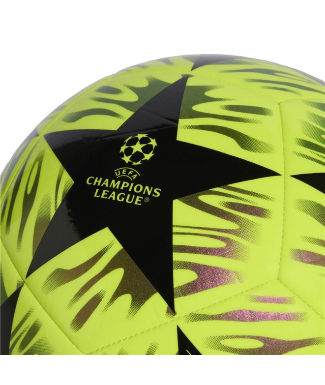 Balle adidas Ucl Club F Jaune Football Noir