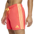 Maillot de bain Natation rouge adidas 3Stripes Sh 5In Homme