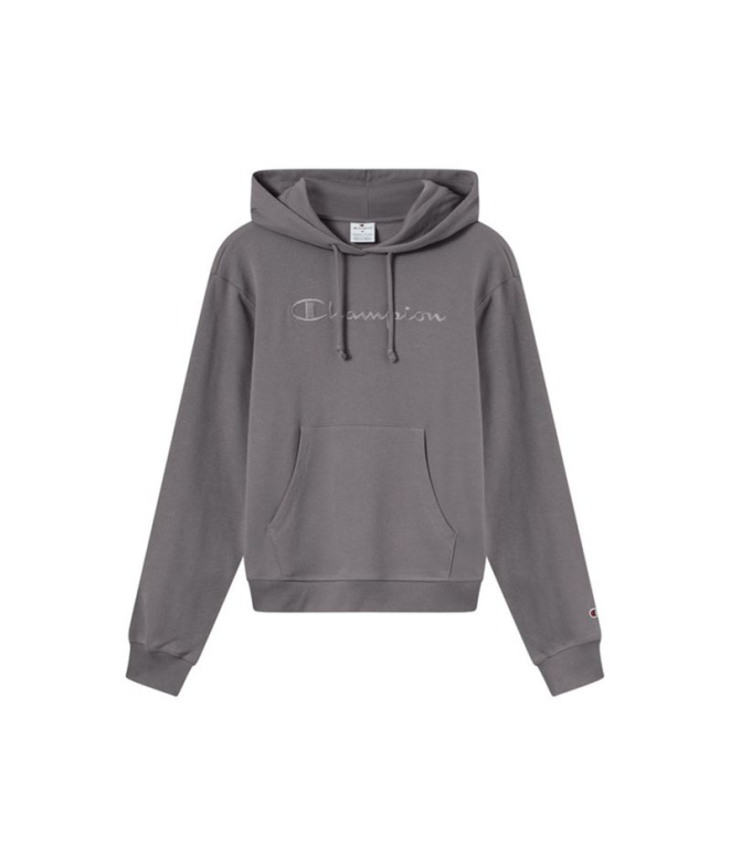 Champion com capuz Mulher Moletom cinza