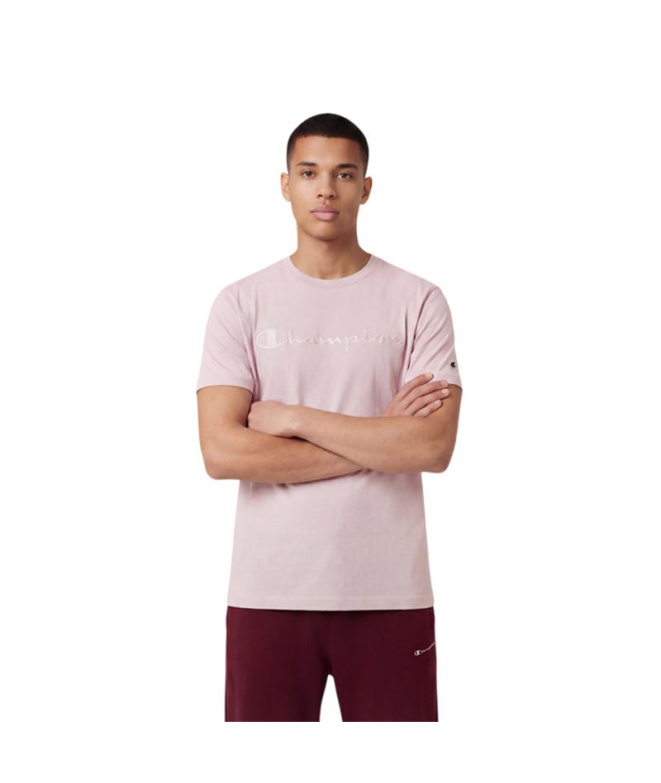 T-shirt Champion SS Tee Homme fuchsia
