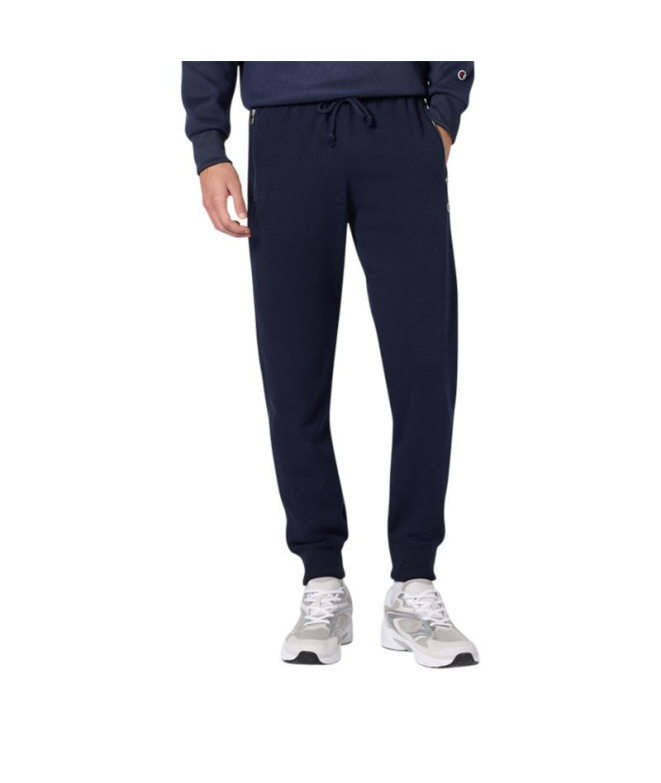 Pantalon Champion à revers côtelé Homme bleu...