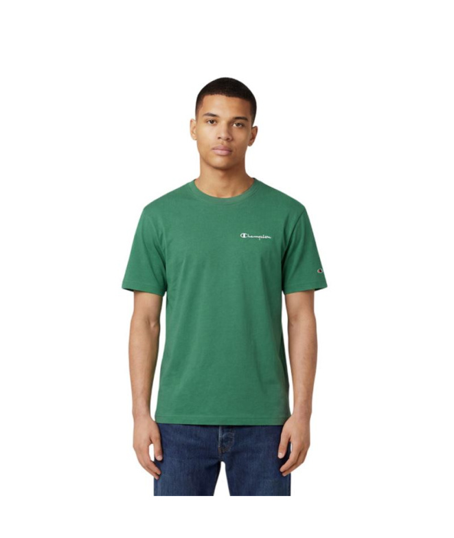 Camiseta Champion Ss Hombre Verde