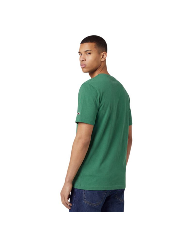 Camiseta Champion Ss Hombre Verde