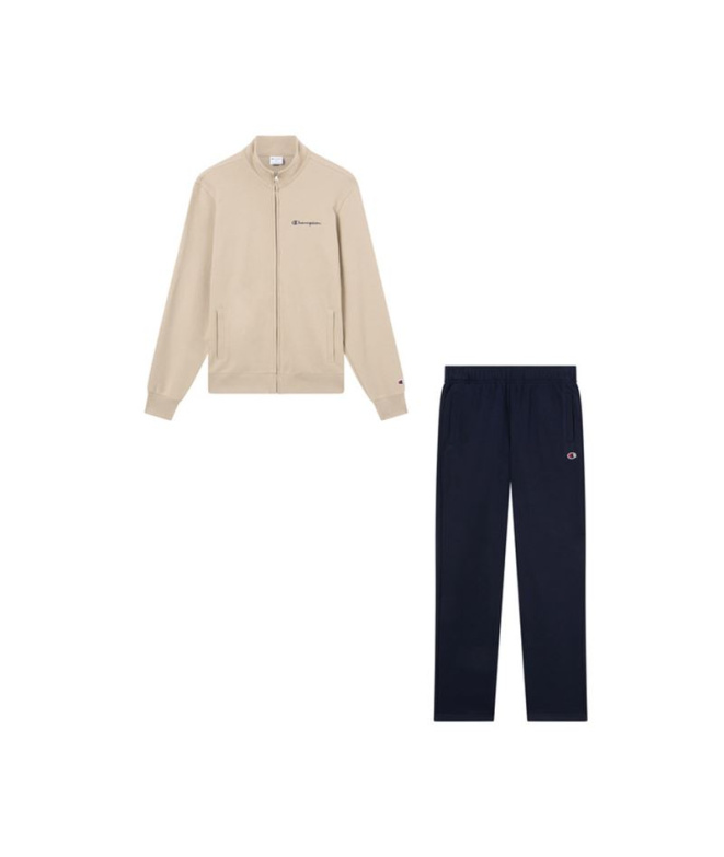 Chándal Champion Full Zip Hombre Marrón