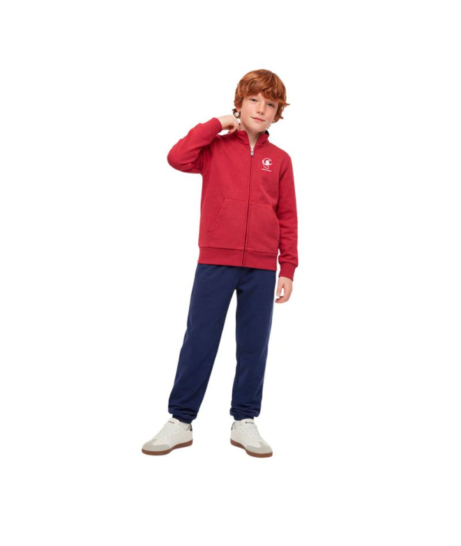 Chándal Champion Full Zip Niño Rojo