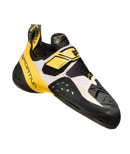 Chausson de Escalade La Sportiva Solution Blanc/Jaune