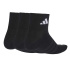 adidas Ess Ank 3P Meias /Preto/Branco