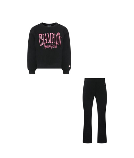 Survêtement Champion à col rond Fille noir
