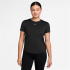 Haut T-shirt à manches courtes Nike One Classic Dri-Fit Femme Fitness noir/gris