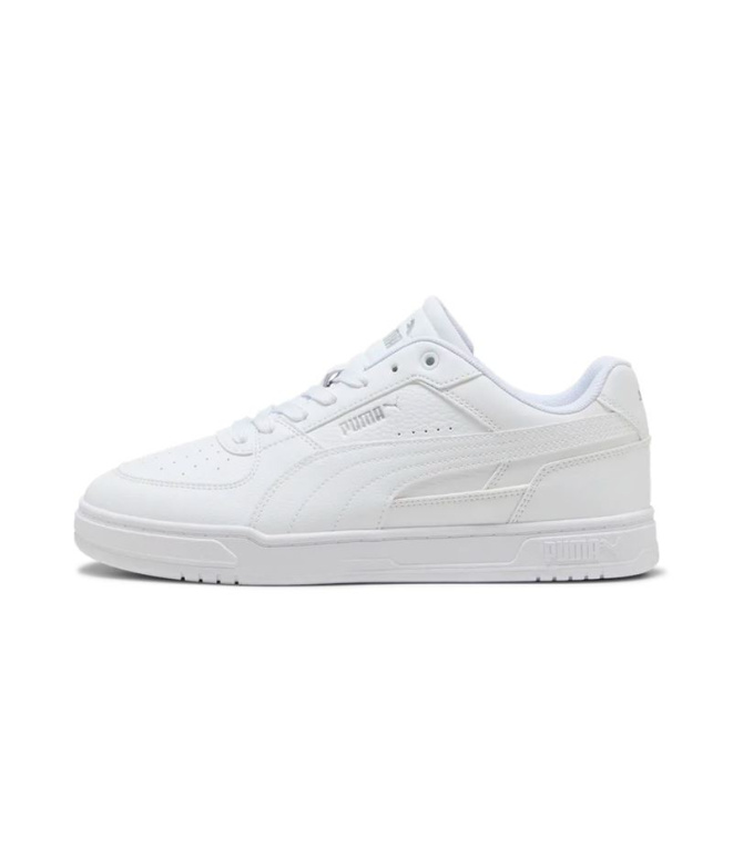 Zapatillas Puma Caven Iii, White- Silve, Hombre