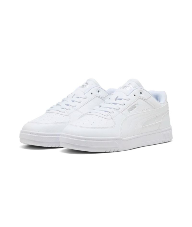 Zapatillas Puma Caven Iii, White- Silve, Hombre